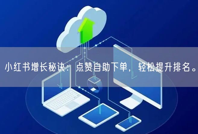 小红书增长秘诀：点赞自助下单，轻松提升排名。