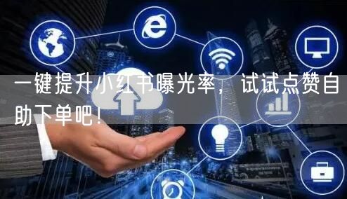 一键提升小红书曝光率，试试点赞自助下单吧！