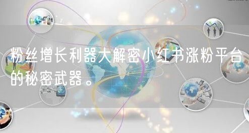 粉丝增长利器大解密小红书涨粉平台的秘密武器。