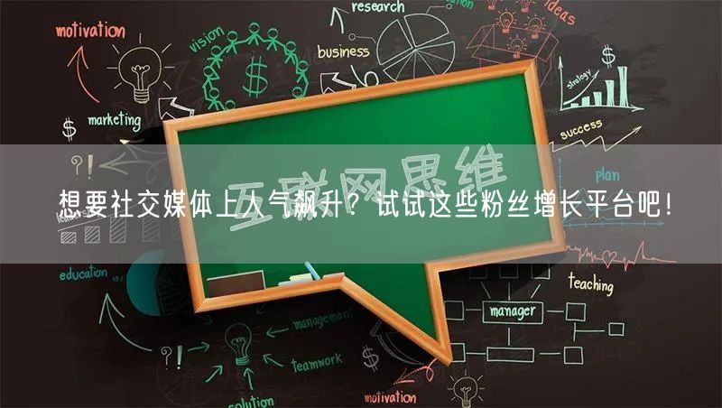 想要社交媒体上人气飙升？试试这些粉丝增长平台吧！