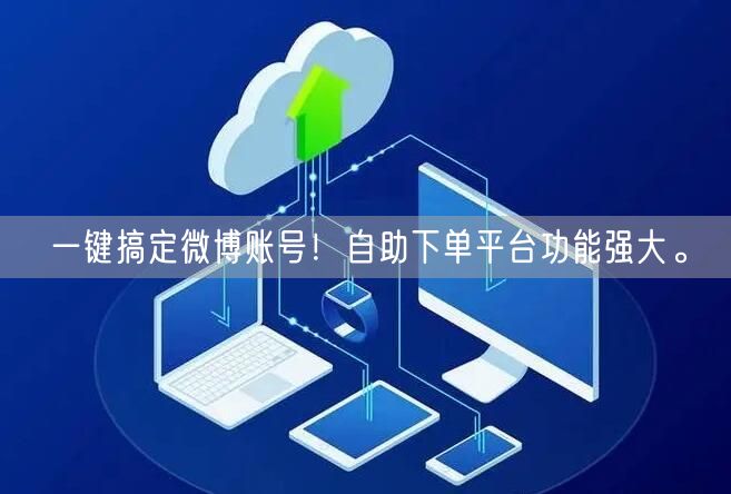 一键搞定微博账号！自助下单平台功能强大。