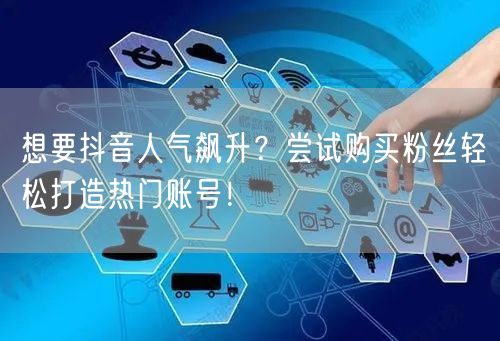想要抖音人气飙升？尝试购买粉丝轻松打造热门账号！