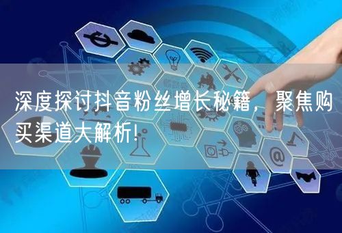 深度探讨抖音粉丝增长秘籍，聚焦购买渠道大解析!