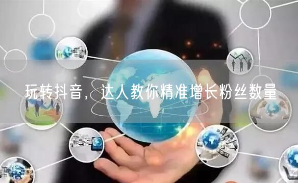 玩转抖音，达人教你精准增长粉丝数量