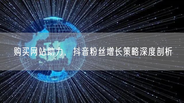 购买网站助力，抖音粉丝增长策略深度剖析