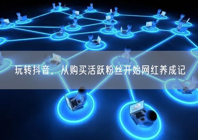 玩转抖音，从购买活跃粉丝开始网红养成记