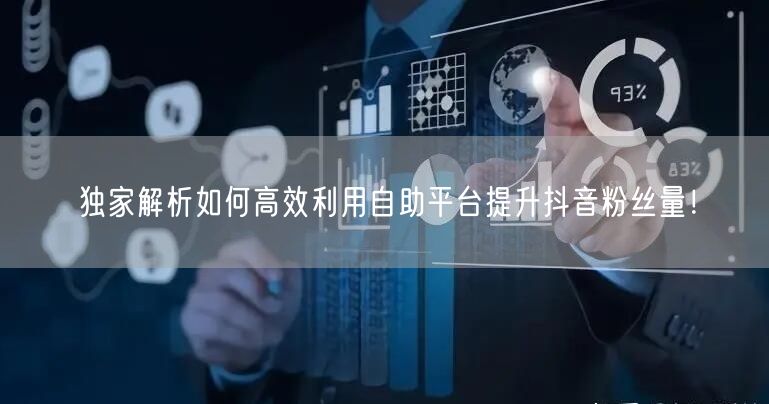 独家解析如何高效利用自助平台提升抖音粉丝量！