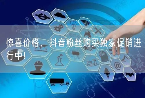 惊喜价格，抖音粉丝购买独家促销进行中！